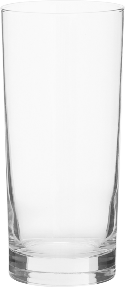 15 oz heavy base glass cooler