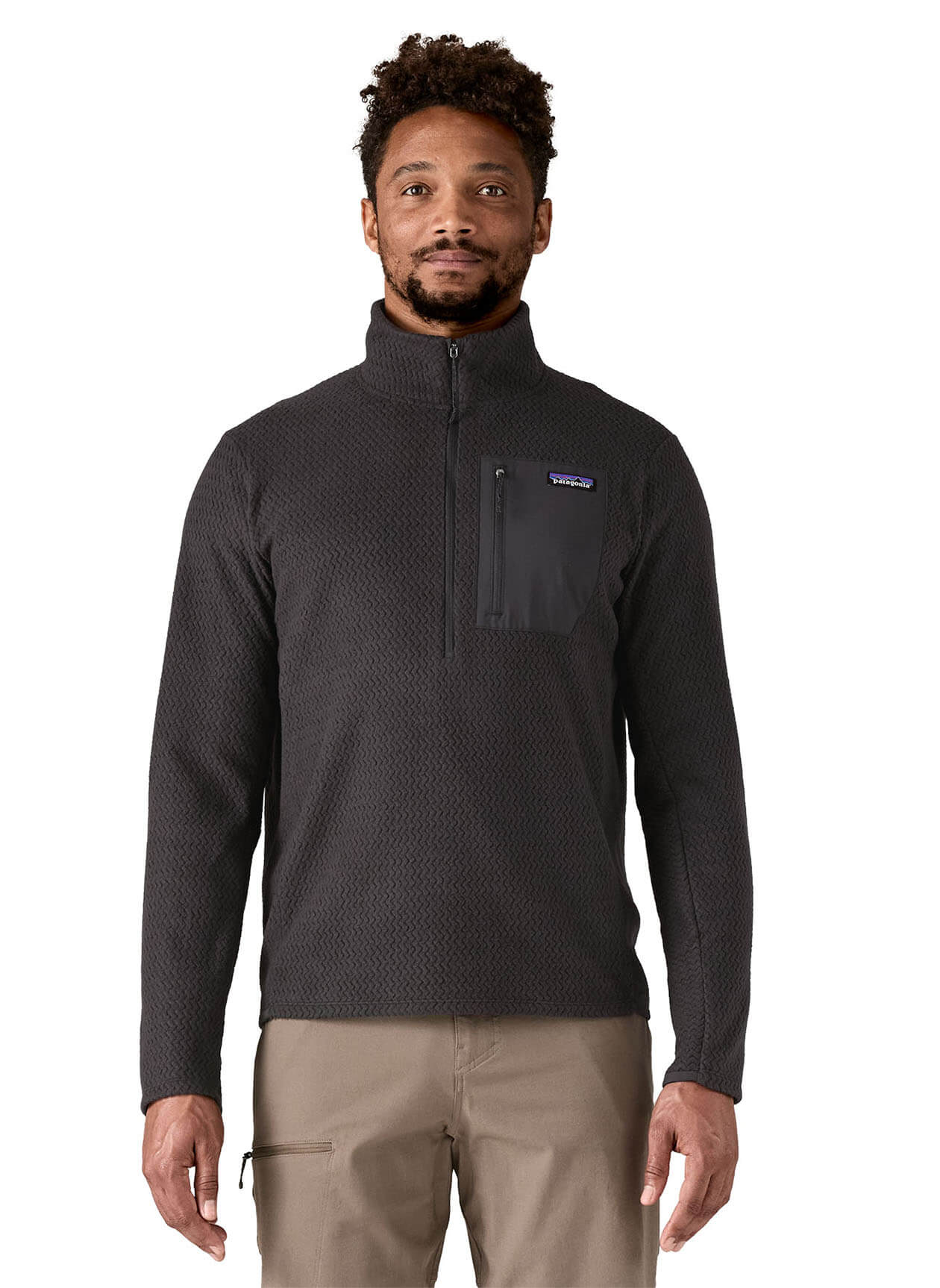 Patagonia Men's R1 Air Zip Neck - Black - XS