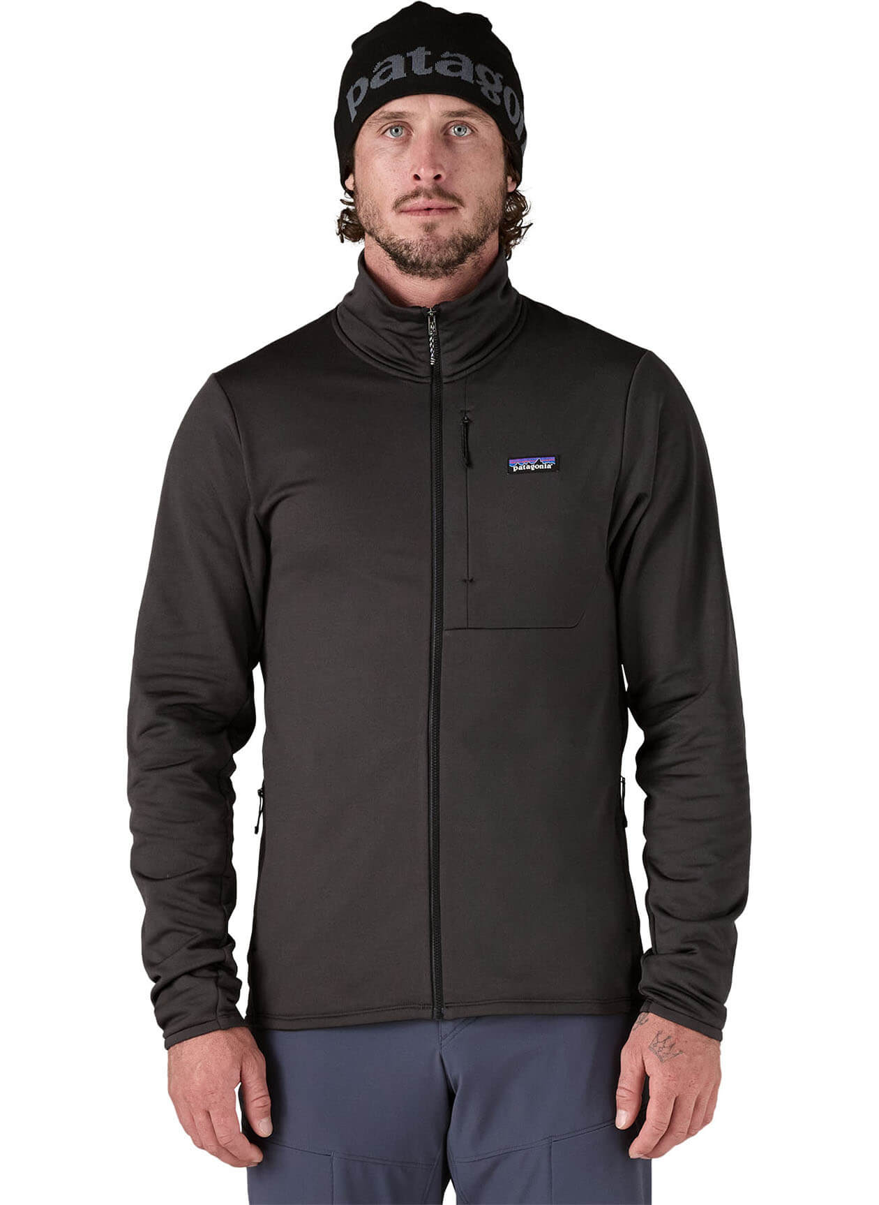 Patagonia Men's R1 Thermal Jacket - Black - XS