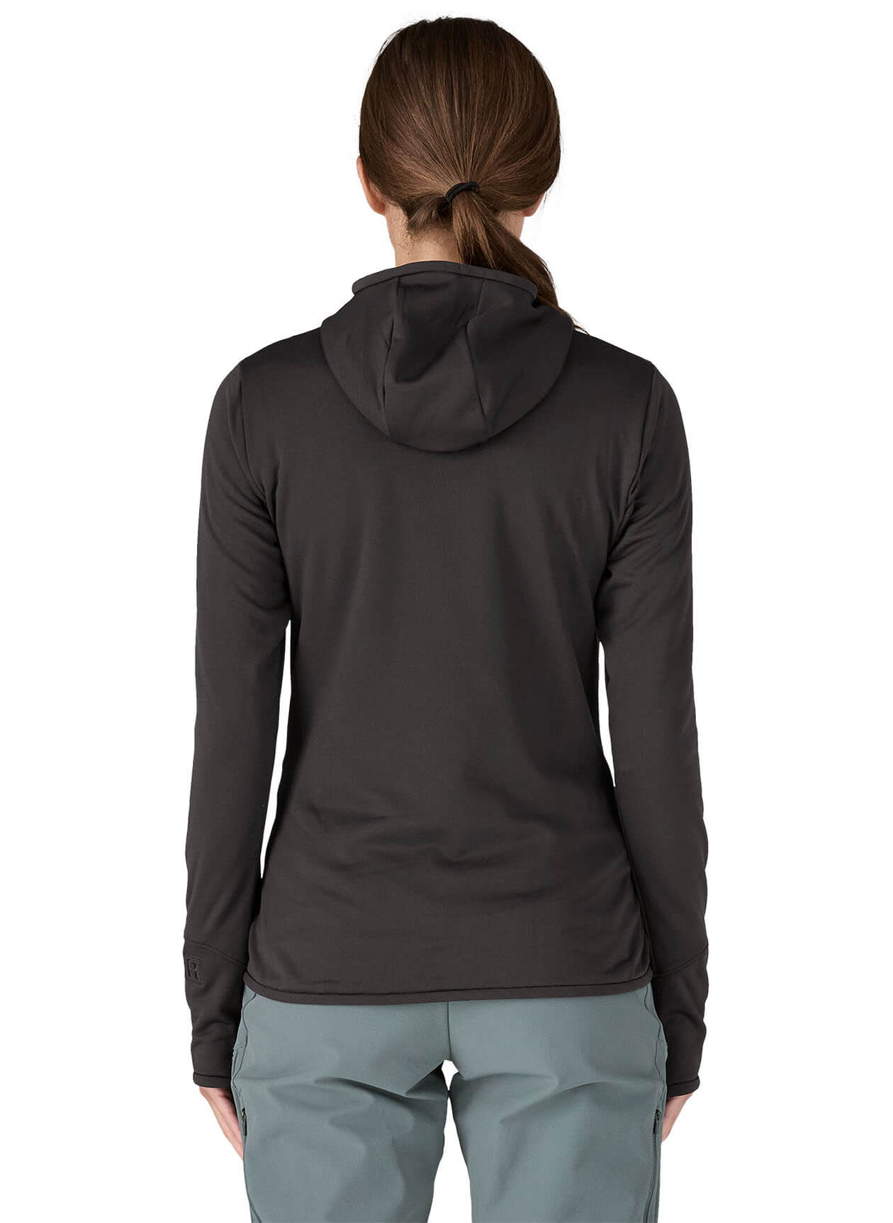 Patagonia Women's R1 Thermal Full-Zip Hoody - Black - XXS