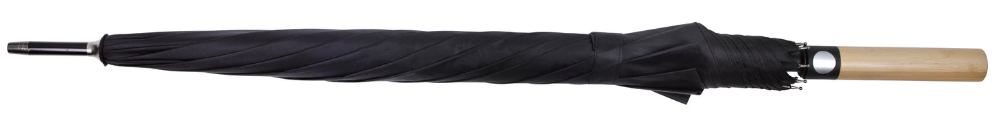 Shed Rain™ 50" RPET Bamboo-Handled Auto-Open Stick Umbrella