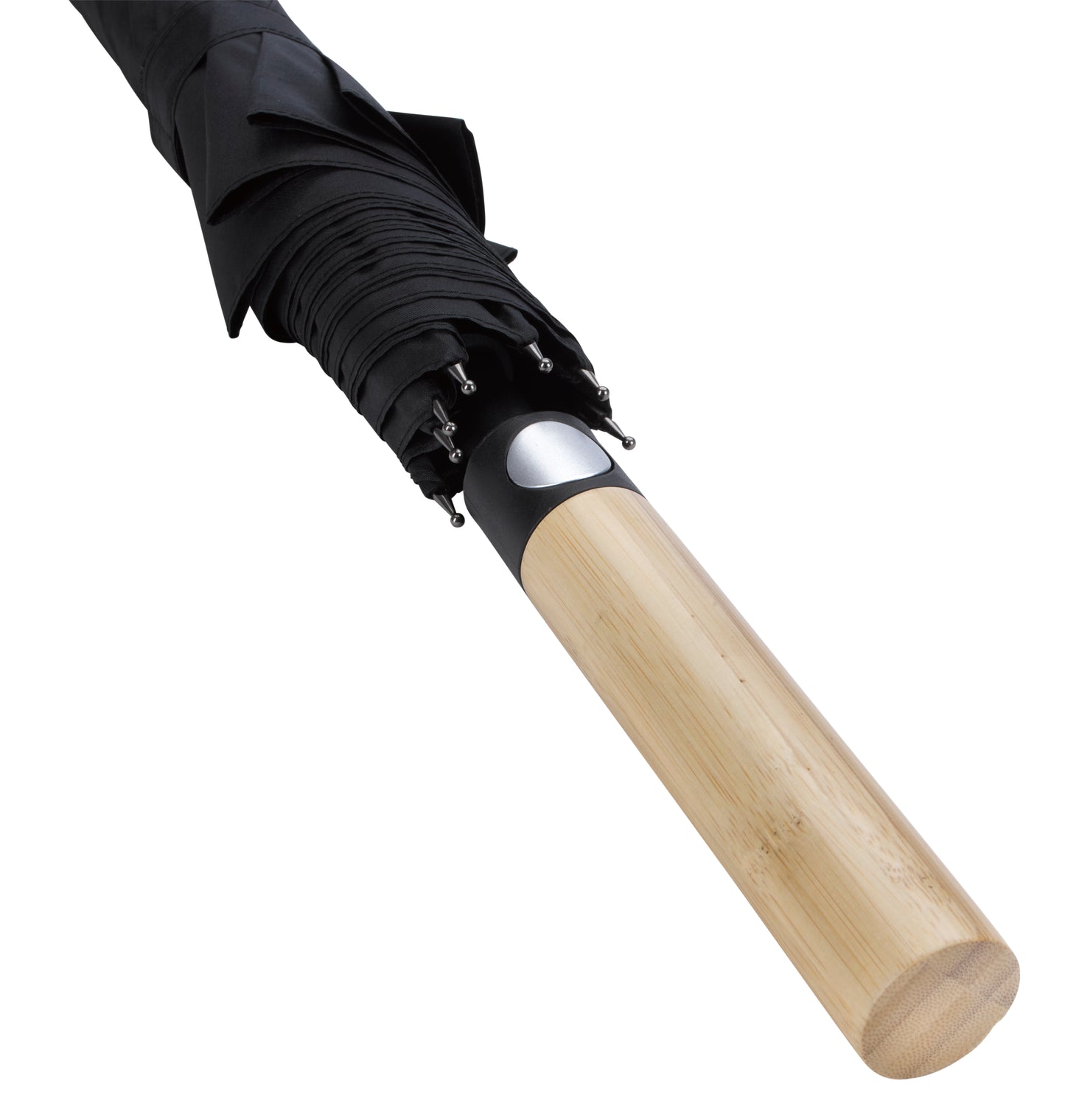 Shed Rain™ 50" RPET Bamboo-Handled Auto-Open Stick Umbrella