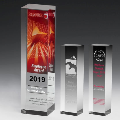 Monument Obelisk Award - 7 1/2" 4-Color Process