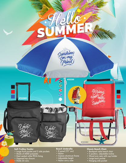 Black Soft Trolley Cooler Bag