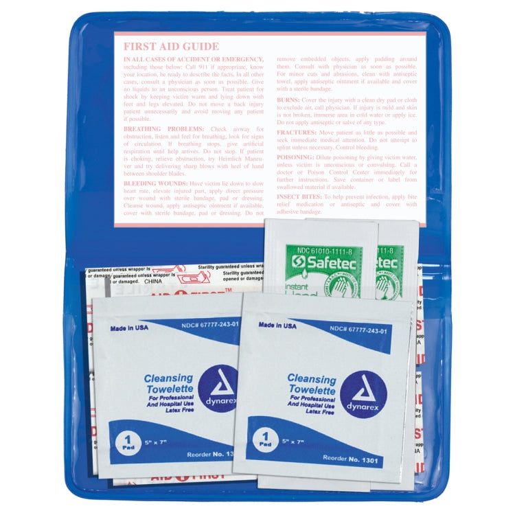 "MESS-NO-MORE L" 9 Piece Stay Clean First Aid Kit