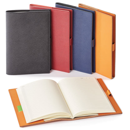Genuine leather refillable journal