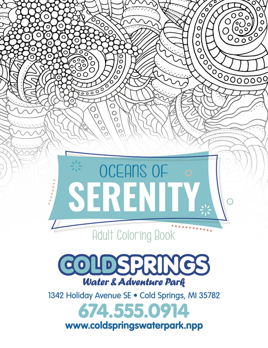 Good Value™ Oceans of Serenity Adult Coloring Book