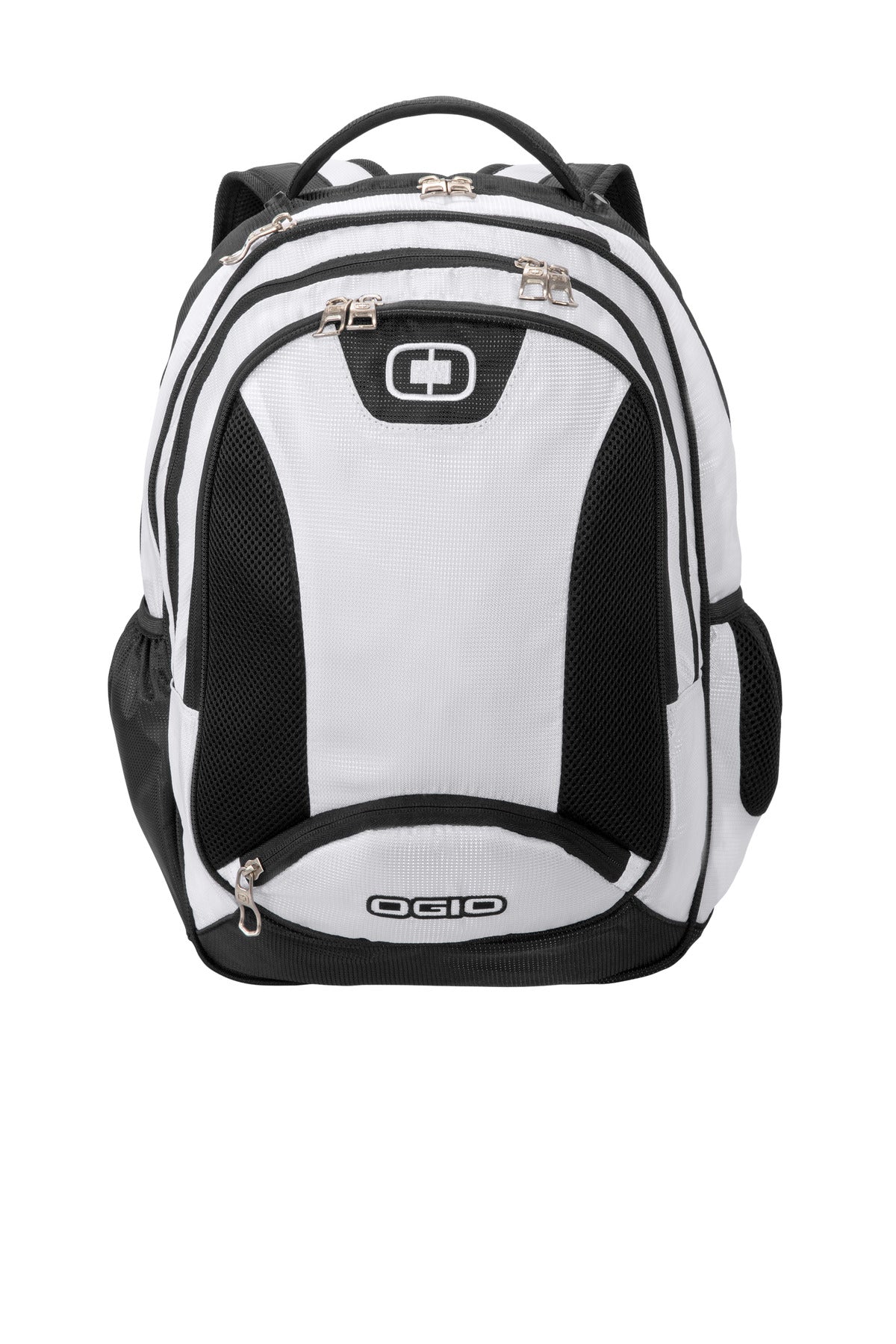 SanMar 411064_whiteblacksilver_bag_straight.jpg