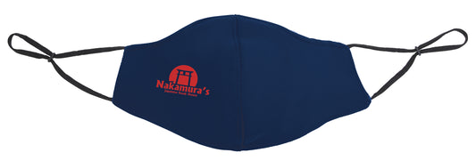 Front View of Black Good Value™ Comfy Performance Face Mask