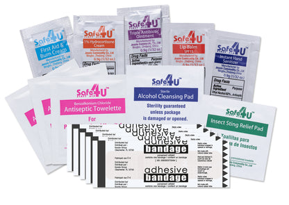 Good Value™ Frosty Stripe Deluxe First Aid Kit - 15 Piece