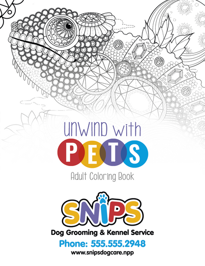 Good Value™ Unwind with Pets Adult Coloring Book