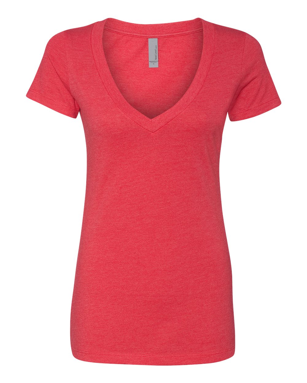 Women’s CVC Deep V-Neck T-Shirt - 6640
