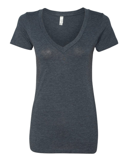 Women’s Triblend Deep V-Neck T-Shirt - 6740