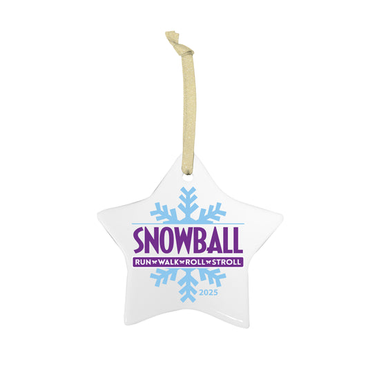 Star Ceramic Holiday Ornament