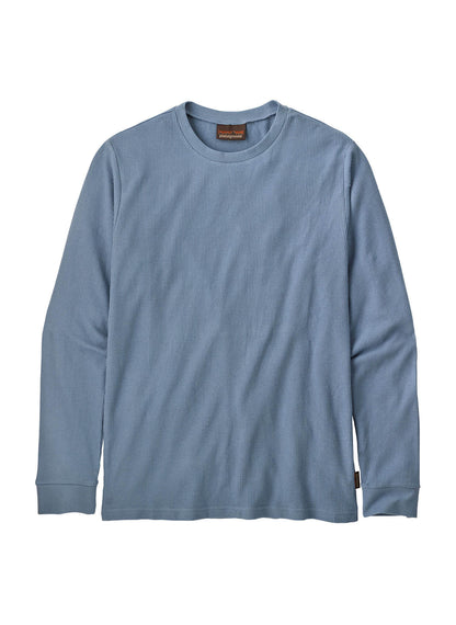 Patagonia Men's Work Waffle Crew - Utility Blue - XS