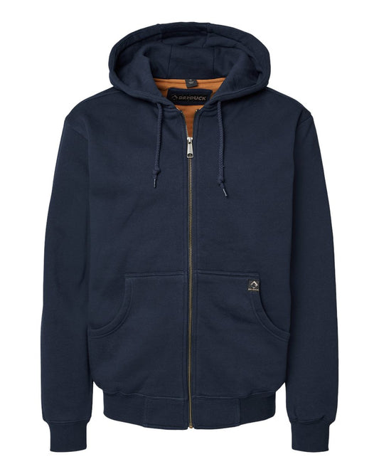 Men's Tall Crossfire Heavyweight Power Fleece Hooded Jacket with Thermal Lining - 7033T