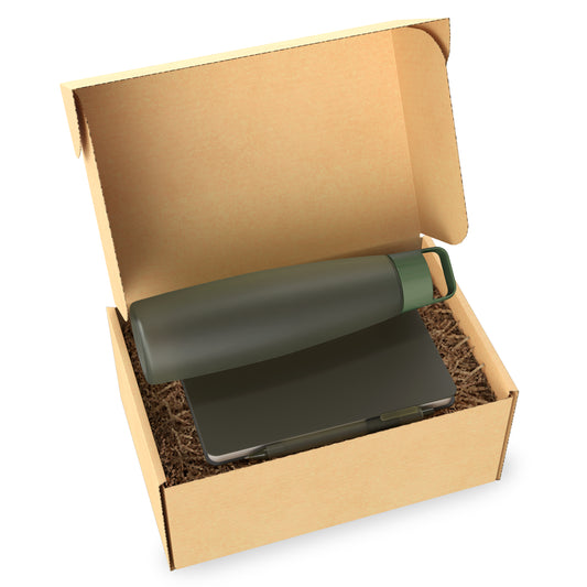 On display! 2-piece gift set in an eco gift box