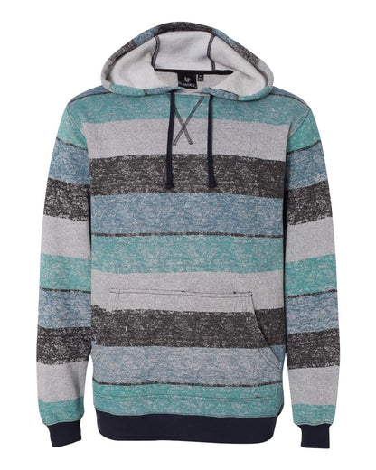 Men's Printed Stripes Fleece Sweatshirt - 8603