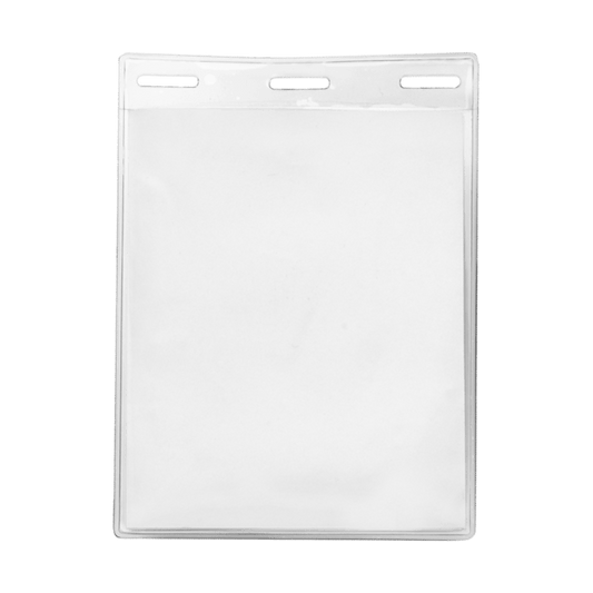 3 5/16" x 4 1/4" Blank Vertical Vinyl Pouch