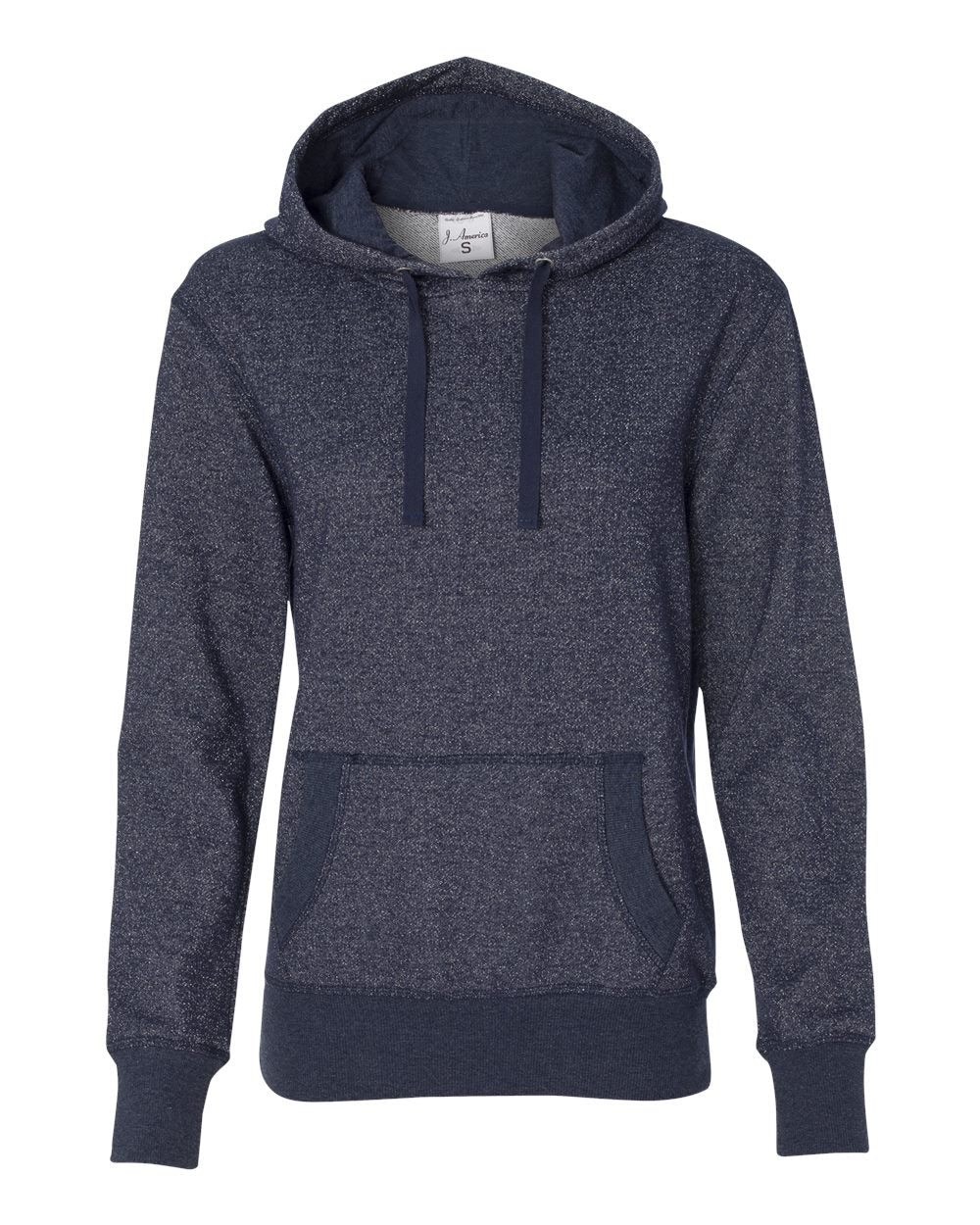 Women’s Glitter French Terry Hooded Sweatshirt - 8860