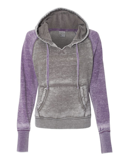 Women's Zen Fleece Raglan Hooded Sweatshirt - 8926