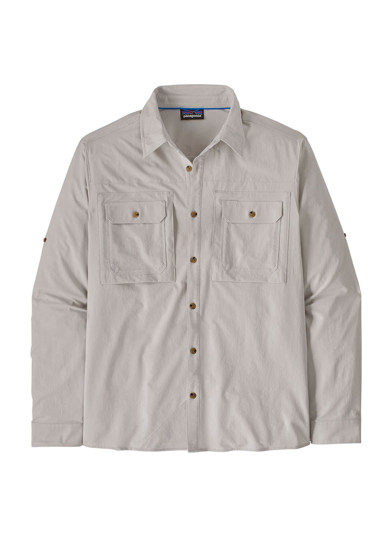 Patagonia Men's Self Guided Long-Sleeve Sun Shirt - Crisp Grey - XS