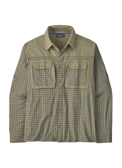 Patagonia Men's Self Guided Long-Sleeve Sun Shirt - Crisp Grey - XS