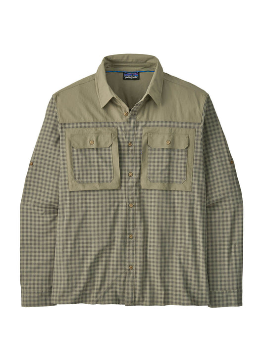 Patagonia Men's Self Guided Long-Sleeve Sun Shirt - Crisp Grey - XS
