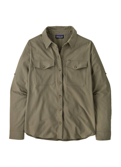 Patagonia Women's Long Sleeve Self Guided Sun Shirt - Thermal Blue - XXS