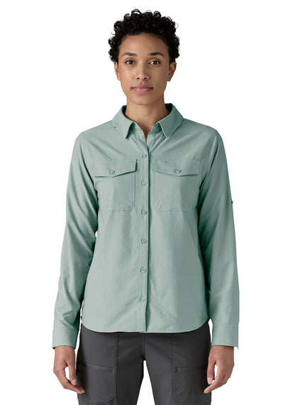 Patagonia Women's Long Sleeve Self Guided Sun Shirt - Thermal Blue - XXS