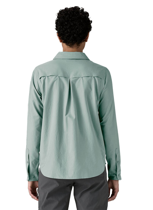 Patagonia Women's Long Sleeve Self Guided Sun Shirt - Thermal Blue - XXS