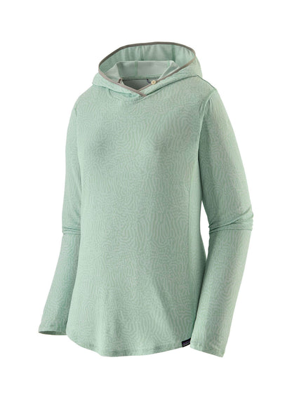 Patagonia Women's Tropic Comfort Natural UPF Hoody - Rock Wash: Thermal Blue - MD