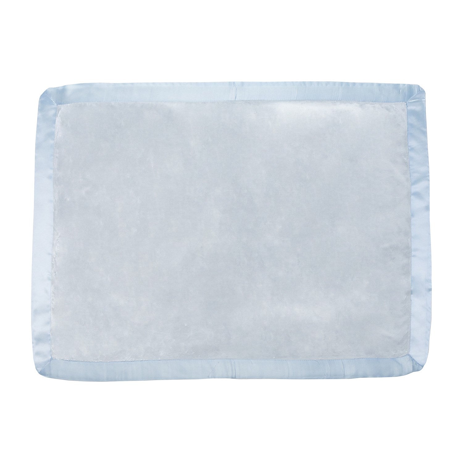 Satin Trim Tahoe Microfleece Baby Blanket