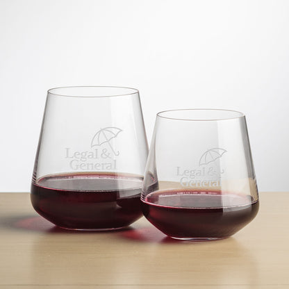 Cannes Stemless Wine - 10.5oz/13.5oz - Deep Etch