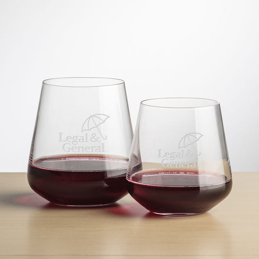 Cannes Stemless Wine - 10.5oz/13.5oz - Deep Etch