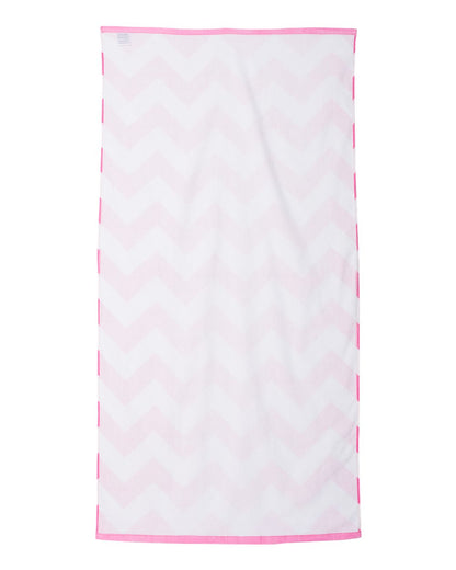 Chevron Velour Beach Towel - C3060X