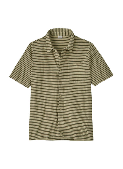 Patagonia Men's Trail Harbor Button Down Knit Shirt - Blue Sage - XS