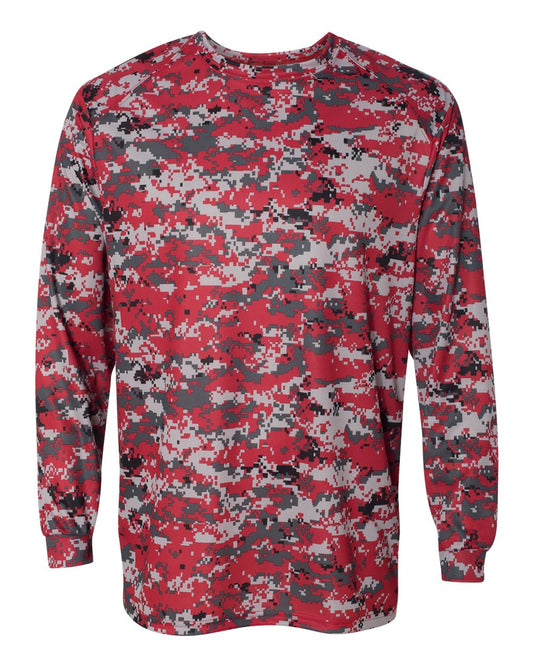 Men's Digital Camo Long Sleeve T-Shirt - 4184
