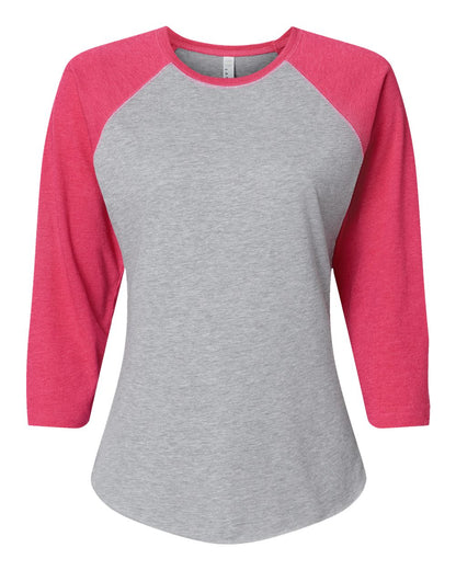 Women's Baseball Fine Jersey Three-Quarter Sleeve Tee - 3530