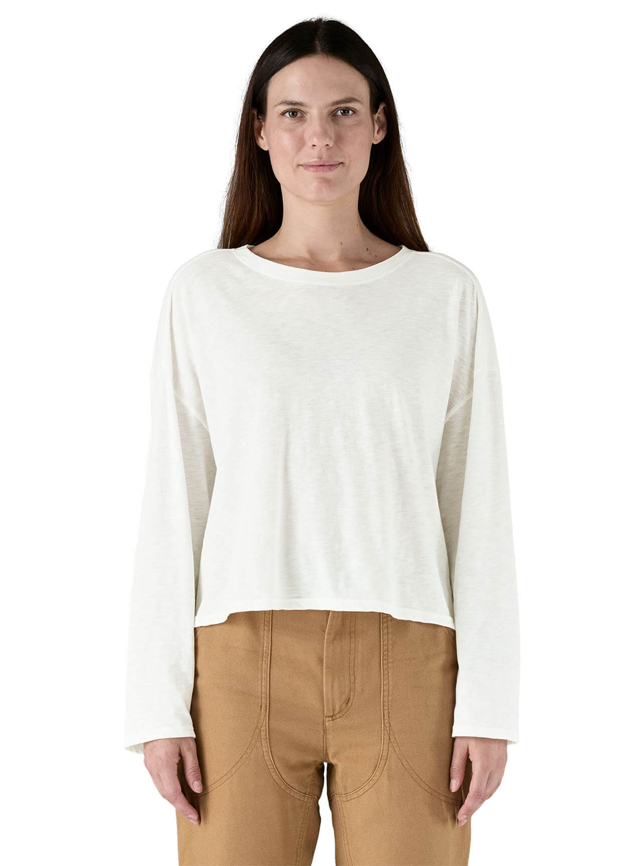 Patagonia Women's Mainstay Long-Sleeve Top - White - XXS