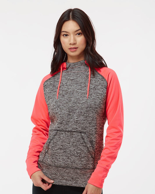 Women’s Colorblocked Cosmic Fleece Hooded Sweatshirt - 8618