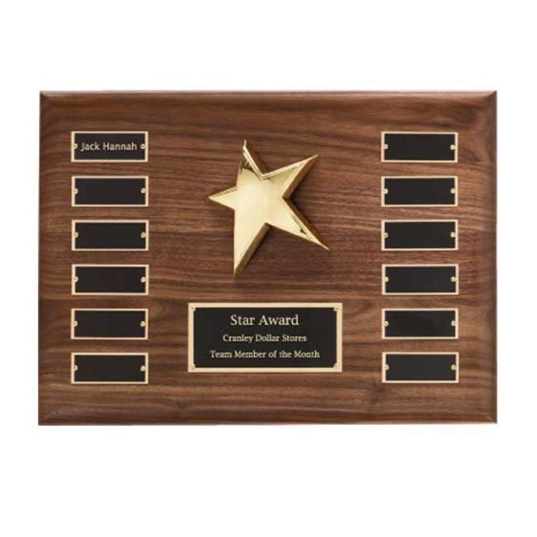 Walnut Perpetual Star