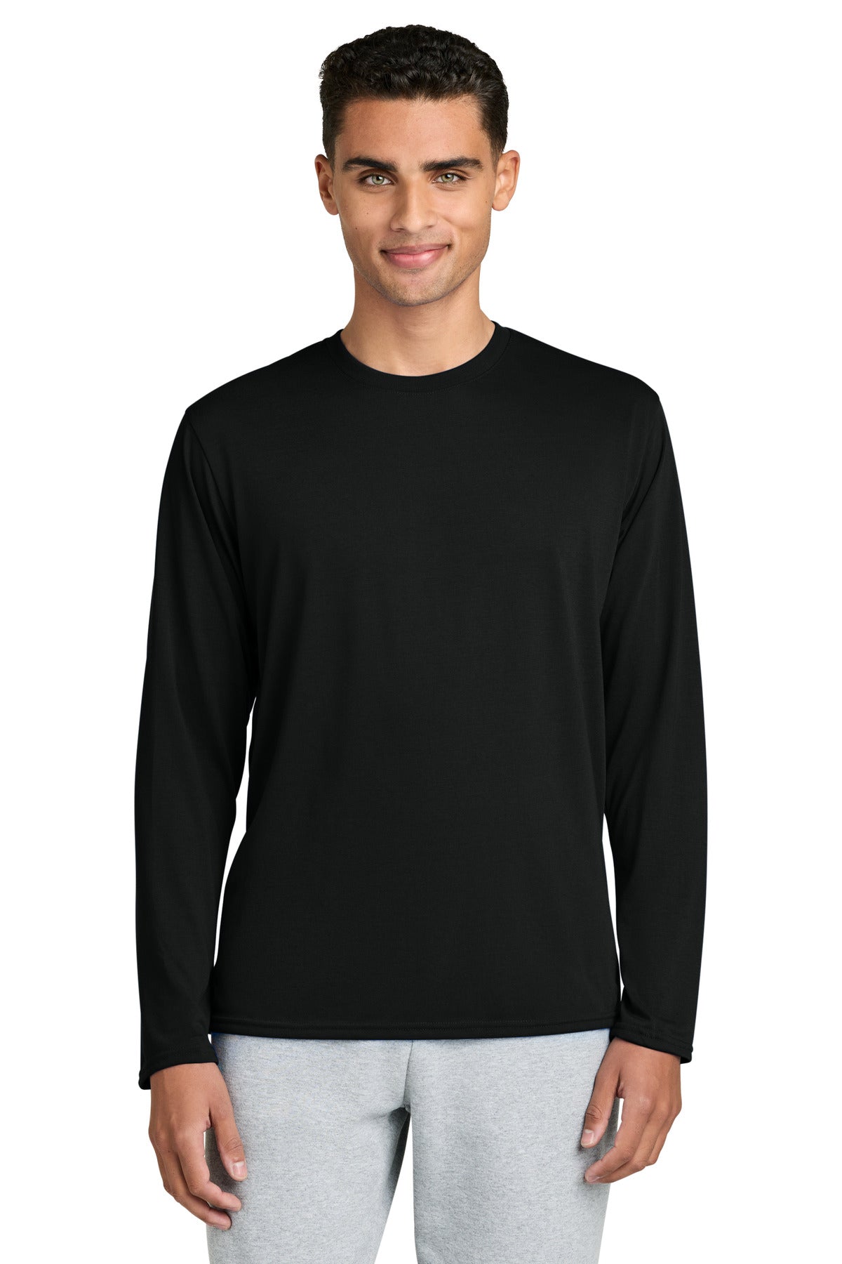 SanMar 42400_black_model_front.jpg