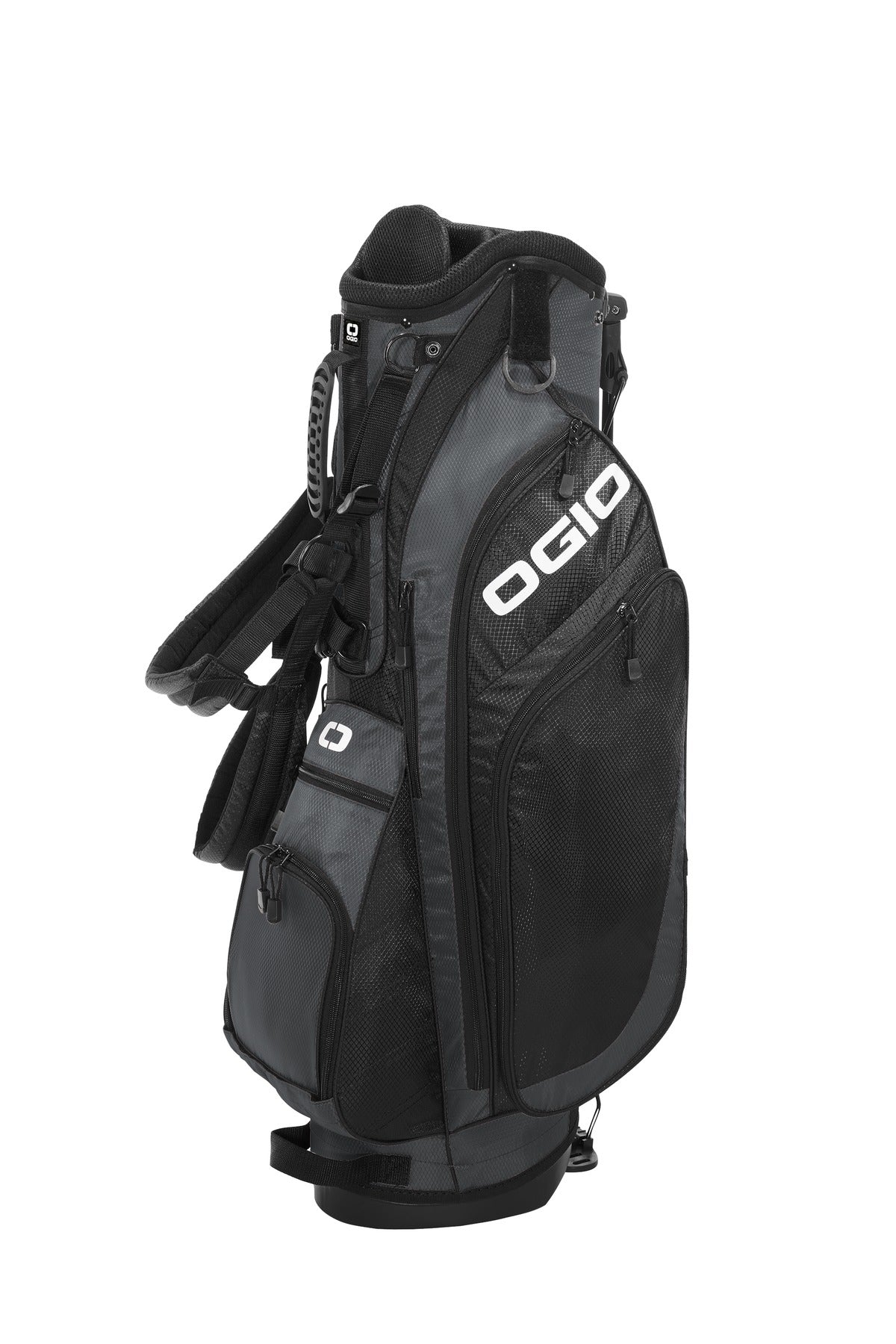Front View of Diesel Grey OGIO XL (Xtra-Light) 2.0 Golf Bag 425043