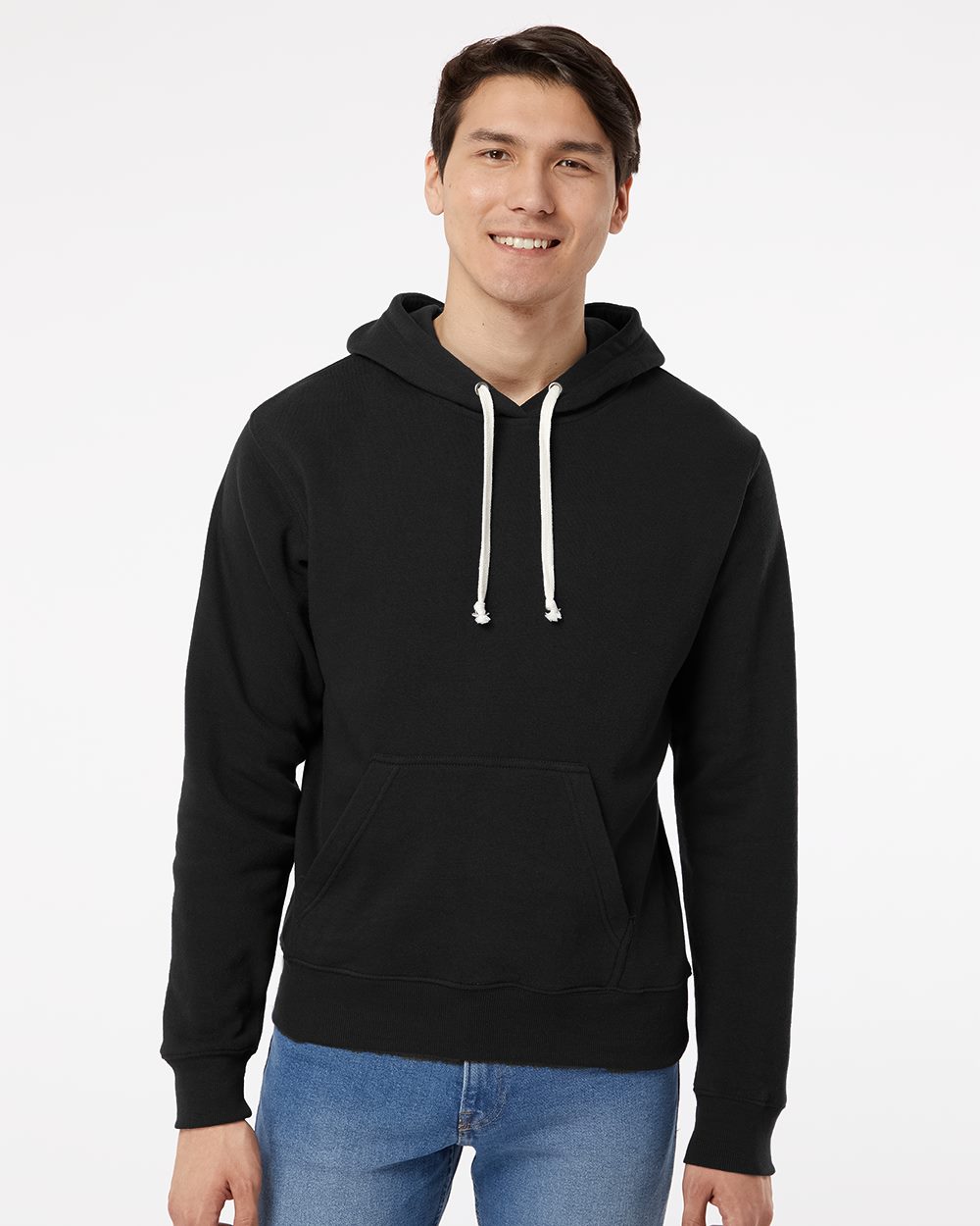 Men's Triblend Fleece Hooded Sweatshirt - 8871