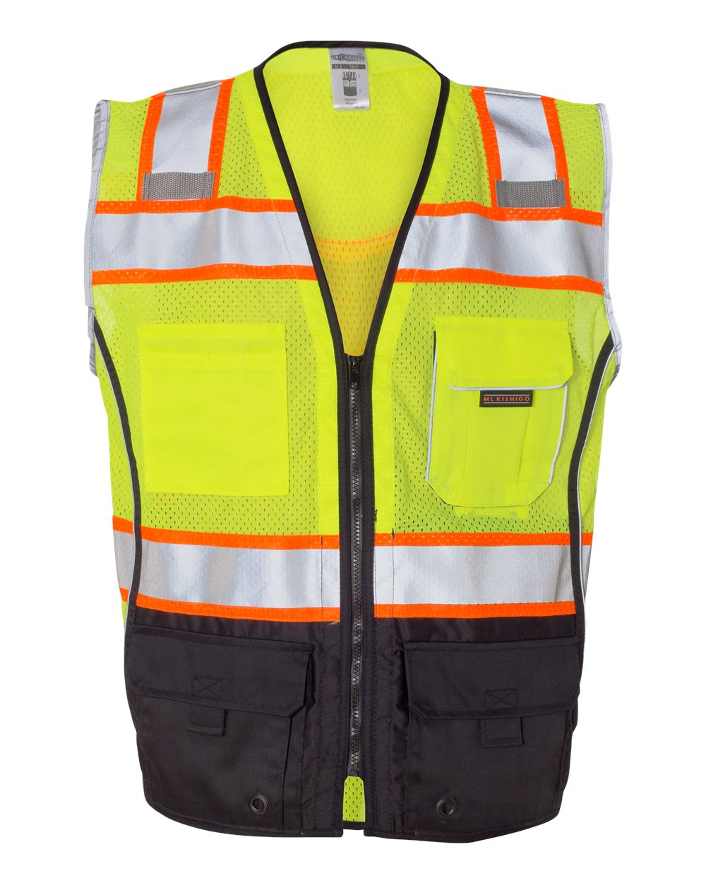 Unisex Premium Black Series® Black Bottom Class 2 Vest - 1515-1516