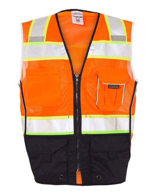 Unisex Premium Black Series® Black Bottom Class 2 Vest - 1515-1516