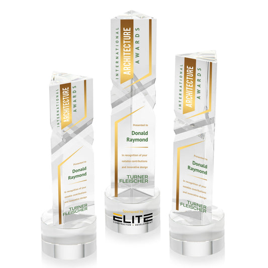 Oakham VividPrint™ Award on Marvel Base - Clear