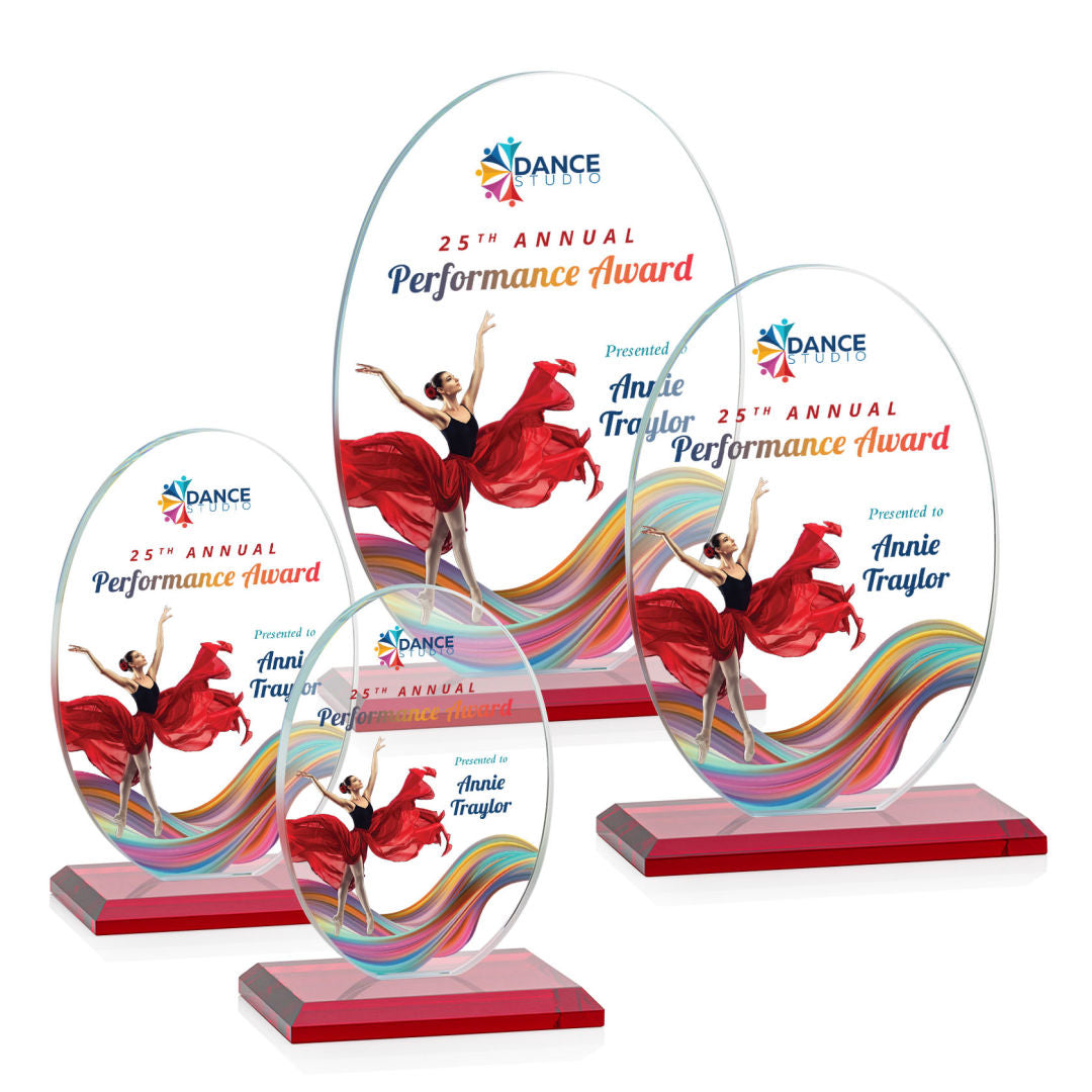 Austin (Vert) VividPrint™ Award - Red