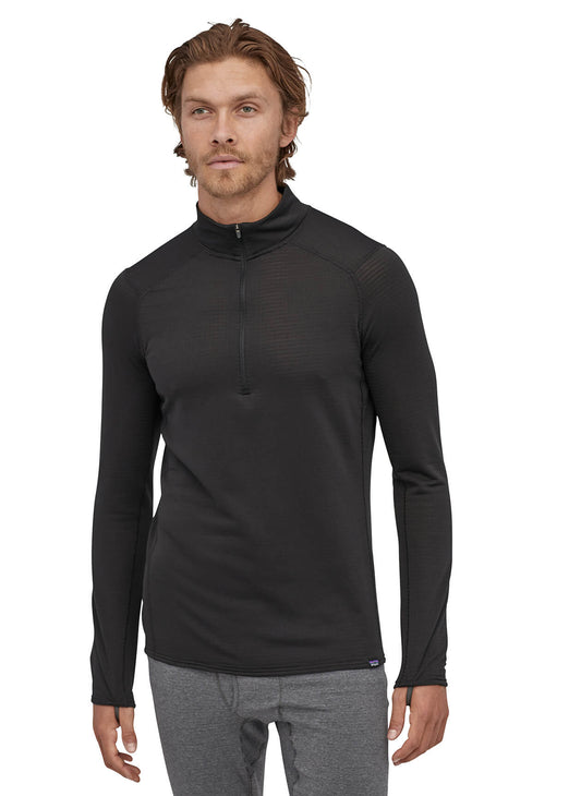 Patagonia Men's Cap TW Quarter-Zip - Black - XS